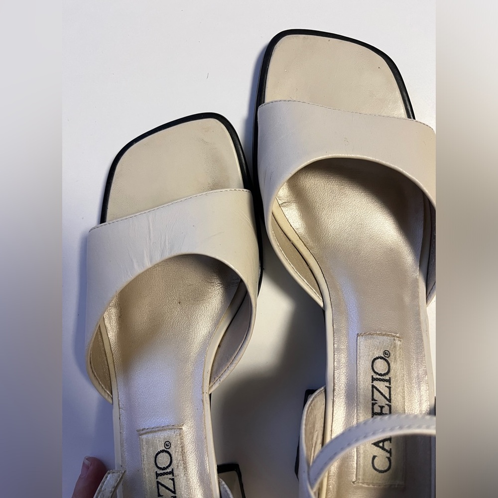 Capezio Cream Women's Heels - Picture 4 of 10
